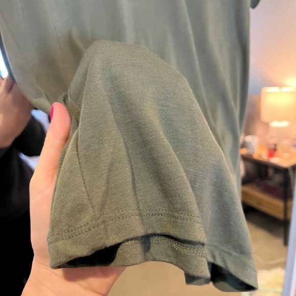 Alternative Apparel Short sleeve tee, Army Green - Picture 6 of 8